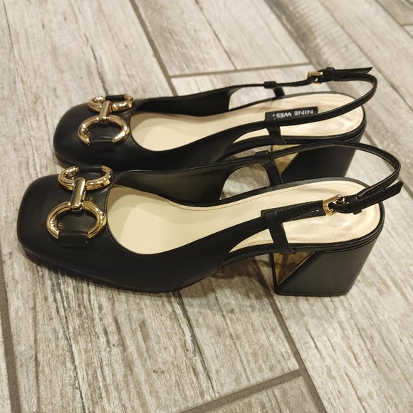 Nine West Shoes - NINE WEST Genuine leather Women's slingback shoes size 8